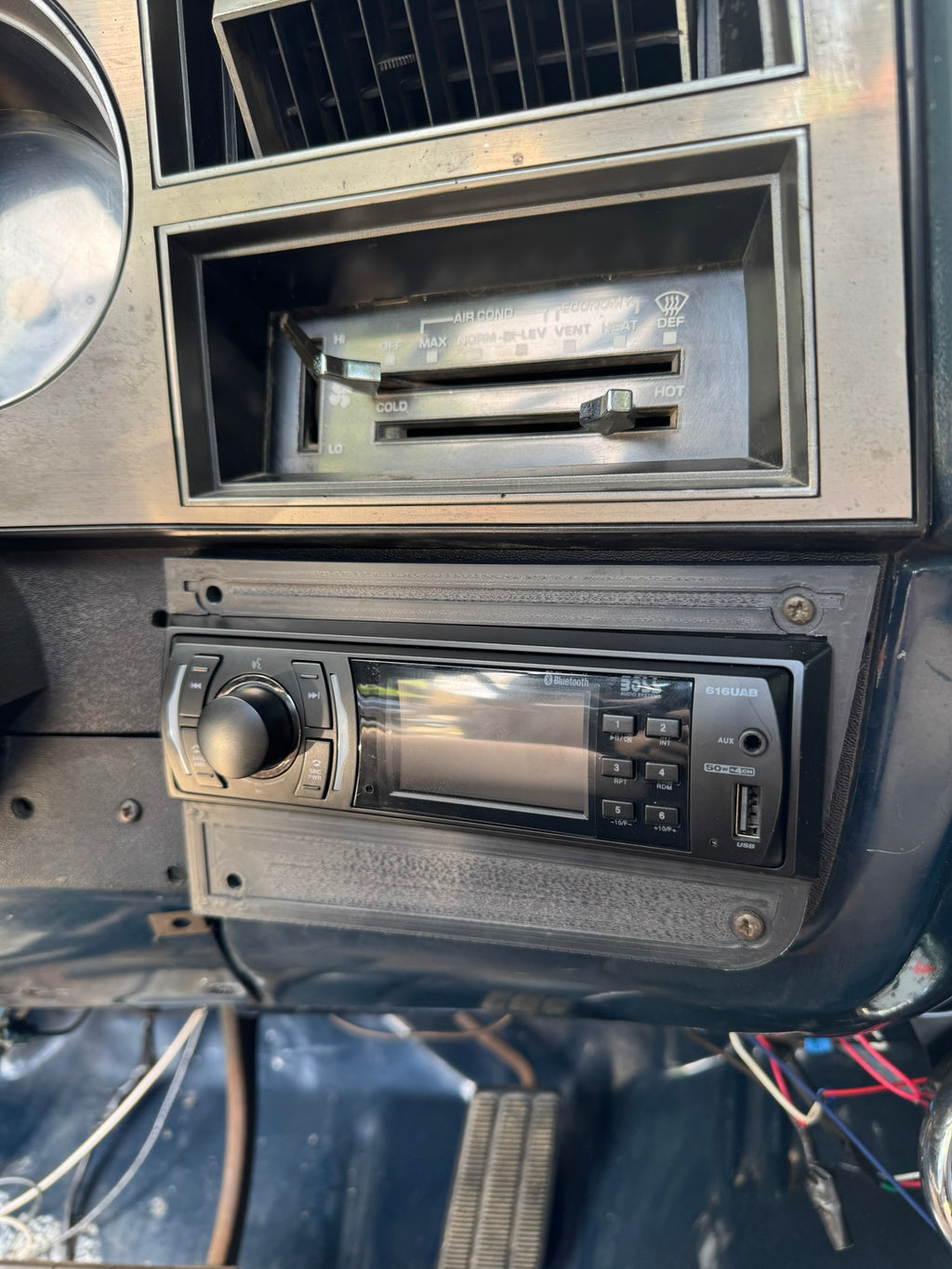 73-87 Chevrolet SquareBody Single Din Radio Dash Bezel